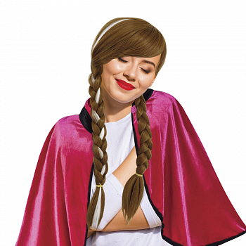 Парик, Косички, Русые, 1 шт.