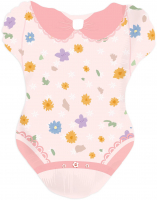 66 Шар (24''/61см) Фигура, Боди для малышки девочки, 1 шт.