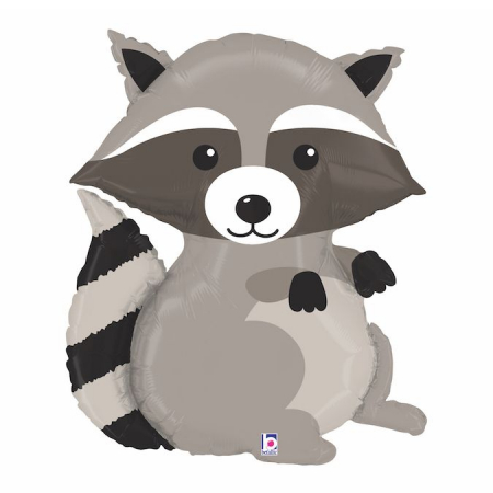 Шар (36''/91см) Фигура, Енот, 1 шт.