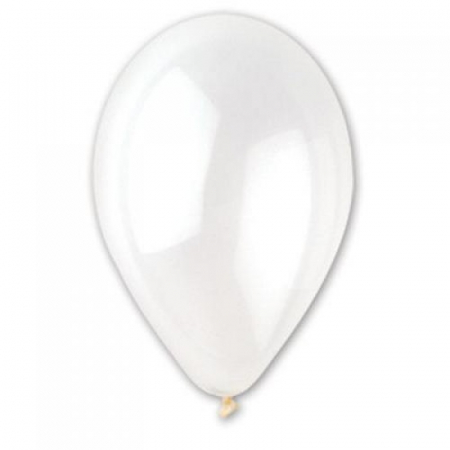 Шар (11"/28см) Прозрачный алмаз/Diamond Clear, Кристалл, 100 шт.