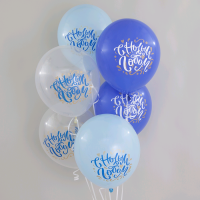 Шар (12''/30 см) С Новым Годом!, Ассорти, кристалл, 2 ст, 50 шт.