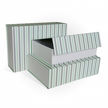 Коробка прямоугольная (27*19*8см), Звездный час, на магните с перекидной крышкой, 1 шт.