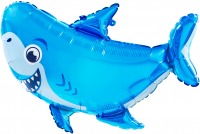 66 Шар (31''/79см) Фигура, Акула, 1 шт.