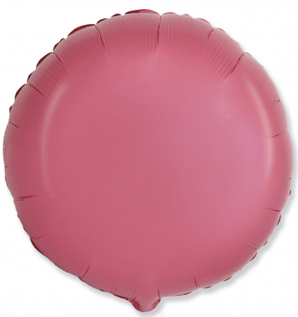 Шар (18''/46см) Круг, Коралловый, Макарунс, 1 шт.