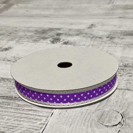 Лента декоративная (15мм*22,85м), сиреневая, 1 шт.