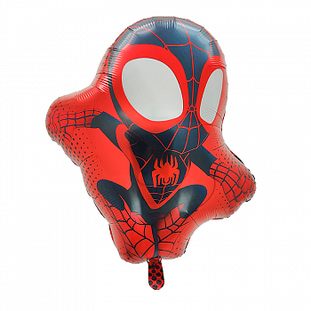 Шар (27"/69см) Фигура, Малыш Человек-паук в черном, в упаковке, 1 шт.  Шар (27"/69см) Фигура, Малыш Человек-паук в черном, в упаковке, 1 шт.