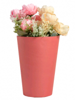 Конус под цветы (10*14*20см), Красный, 1 шт.