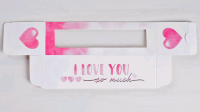 Коробка складная (18*5,5*5,5 см), I love you, 1 шт.