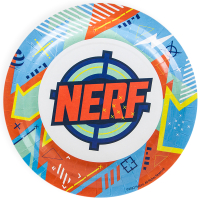 Тарелки бумажные (7''/18см), NERF, 6 шт.