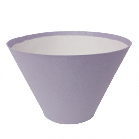 Коробка (7*10*14см), Премиум, Конус малый, Светло-сиреневый, 1 шт.
