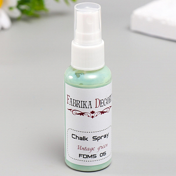 Меловой спрей (50мл), Fabrika Decoru, винтажная зелень, 1 шт.