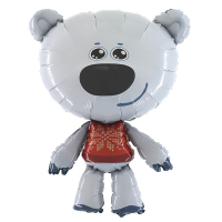 12 Шар (35"/90см) Фигура, Ми-Ми-Мишки Тучка фигура, 1 шт.