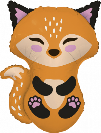 Шар (31''/79см) Фигура, Лисенок, 1 шт. в упак.