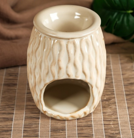 Аромалампа керамика (11*7,8 см), "Суккулент", микс, 1 шт.