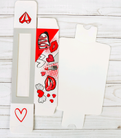 Коробка для макарун (5,5*18*5,5 см), Стильной тебе, 1 шт. 