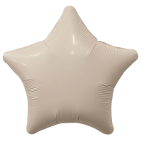 Шар (19"/48см) Звезда, Мистик крем, 1 шт.
