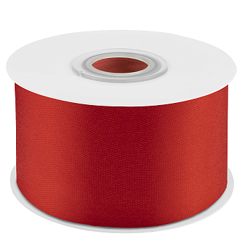 Лента атласная (3,8см*22,85м) Красный, 1 шт.