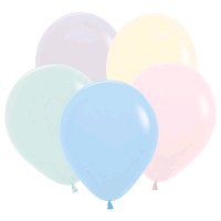 Шар (5"/13см) Ассорти, Макаронс, Пастель, 100 шт.