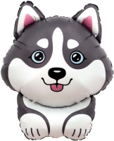 Шар (32''/81см) Фигура, Хаски, 1 шт. в уп.