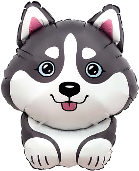 Шар (32''/81см) Фигура, Хаски, 1 шт. в уп.