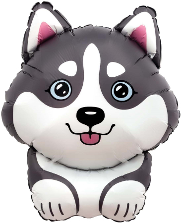 Шар (32''/81см) Фигура, Хаски, 1 шт. в уп.