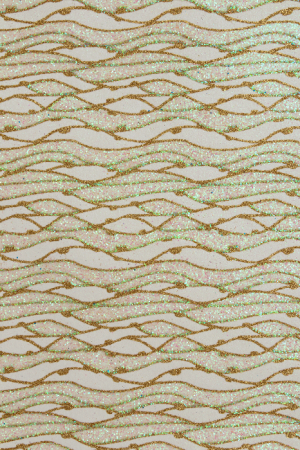 Кожзам c блестками (А4), Узор, белый, 1 шт.