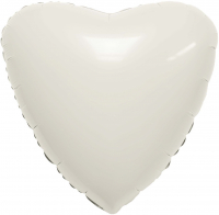 Шар (19''/48см) Сердце, Мистик, Пудра, Сатин, 1 шт.