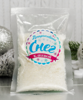 1 Снег искусственный клеевой для декора, Классический, 60 гр.