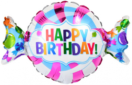 Шар (14''/36 см) Мини-фигура, Конфета СДР, 1 шт.