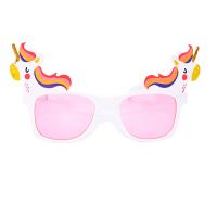 Очки карнавальные, Единороги белые, 1 шт. 