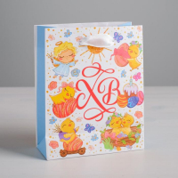 Пакет подарочный (18*23*8 см) Доброй Пасхи, 1 шт.