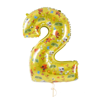 Шар (32"/81см) Цифра, "2",  Ми-ми-мишки, 1 шт. в упак.
