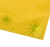 Пленка голография (70*100см), Сияние на жёлтом, 1 шт.