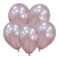 Шар (18"/45см) Розовый Цветок (809), Шелк, 25 шт. 