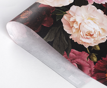 Бумага крафт (50*70см), Цветы, 1 шт. 