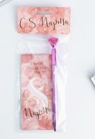 Набор, С 8 Марта, блокнот 32 листа A7 и ручка, 1 шт.