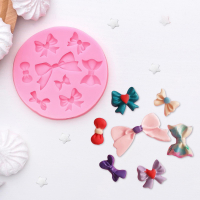 Молд (8,5*8,5*0,8см), Бант, 1 шт.