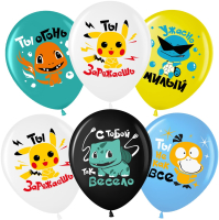 Шар (12''/30см) Монстрики, Ассорти, пастель, 1 ст, 25 шт.