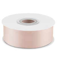 Лента атласная (2,5см*22,85м) Кремовый, 1 шт.