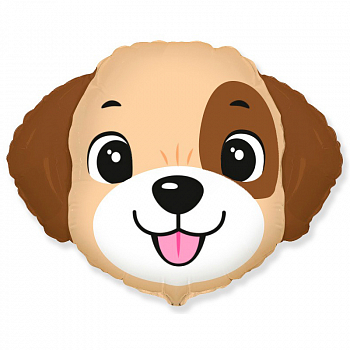 Шар (29"/73см) Фигура, Собачка голова, 1 шт. Шар (29"/73см) Фигура, Собачка голова, 1 шт.