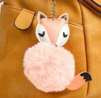 Брелок "Спящая лисичка", 13х10,5х8 см, 1 шт.