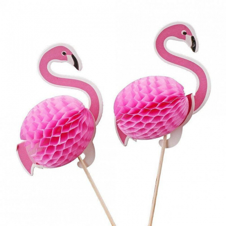 Шпажки для канапе "Розовый фламинго", 6 шт.