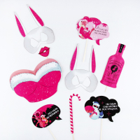 Набор фотобутафории, Шикарная вечеринка, 8 предметов, 1 шт.