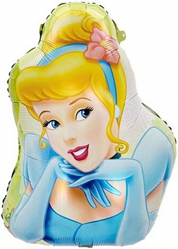 Шар (24''/60см) Фигура, Принцесса Золушка, 1 шт. Шар (24''/60см) Фигура, Принцесса Золушка, 1 шт.