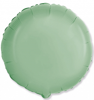 Шар (18''/46см) Круг, Мятный, Макарунс, 1 шт.