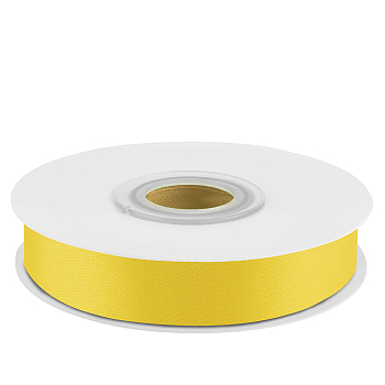 Лента атласная (1,2см*22,85м) Желтый, 1 шт.