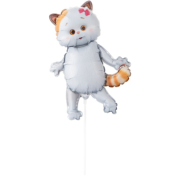 Шар (16"/41см) Мини-фигура, Басик Кошечка Ли-Ли, 1 шт.