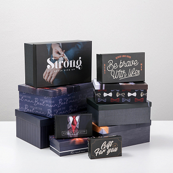 Коробка прямоугольная (28*18,5*11,5см), MAN, 1 шт.