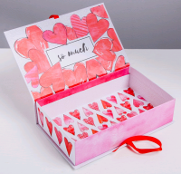 Коробка книга (20*12,5*5 см), Love, 1 шт.