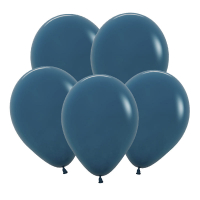 Шар (18''/45см) Глубокий синий (035), Пастель, 25 шт.